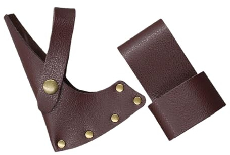 FONDOTIN PU Protective Case for Camping Axes Outdoor Cover Sleeve Portable Protector with Fine Craftsmanship Versatile Fit for Chopping Tools Gift for Outdoor Enthusiasts