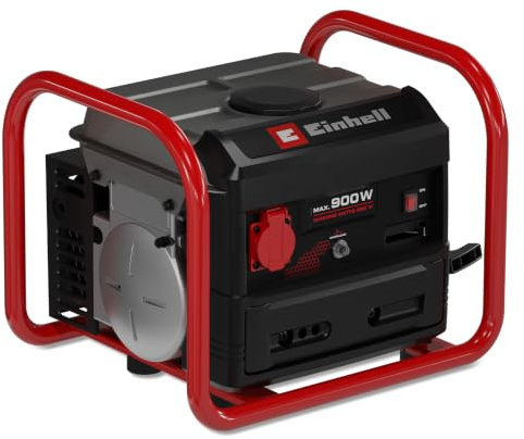 Einhell Generatore (benzina) TC-PG 900 | Potenza max. 900 W | durata 680 W max. | serbatoio da 4,2 litri | motore a 2 tempi | 230 V | fino a 6,6 h a 2/3 di carico