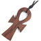 Drachensilber Ankh Schmuck Anhänger Holz Anch Kette Holzschmuck Henkelkreuz ägyptischer Kettenanhänger Handarbeit ewiges Leben