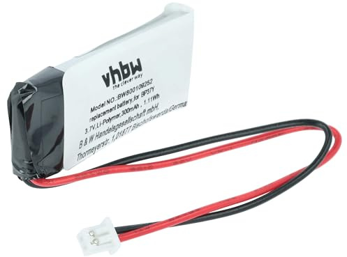 vhbw Akku kompatibel mit Dogtra YS300 Bark Control Collar Hundehalsband Hunde-Trainer (300mAh, 3,7V, Li-Polymer)