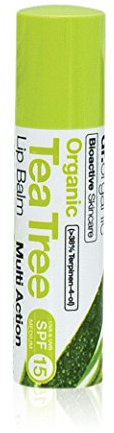 Dr. Organic Lip Balm Set of 16 Tea Tree 91.2 g