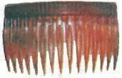 Ring Seitenkamm, 8 cm, Cubana Spaltzahn, 2er-Pack, ca. 8 cm, Cubana