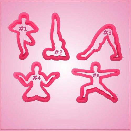 Yoga-Ausstechformen-Set