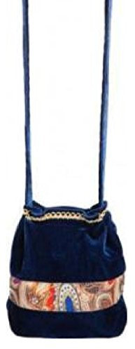 narrenkiste O41174 dunkelblau Damen Mittelalter Hofdame Burgherrin Beutel Tasche Umhängetasche