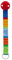 Heimess 764640 Schnullerkette Auto, mehrfarbig