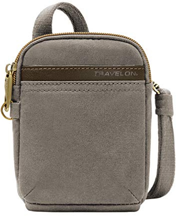 Travelon Unisex Travelon Anti-theft Courier Mini Crossbody Bag Umhängetasche (1er Pack)