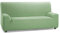 Martina Home Tunez Elastischer Sofabezug, Baumwolle Kunststoff, Grün (Mus), 3 Sitzers (170 bis 220 cm)
