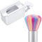 Nail Dipping Powder Recycling Tray System French Nail Dip Container and Soft Art Dust Remover Powder Brush Cleaner for Art Manicure and Makeup Tool (Pink)