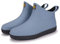 AONEGOLD Stivali di Gomma Uomo Donna all'aperto Giardinaggio Scarpe Antiscivolo Scarpe da Pioggia Stivali Caldi Impermeabili (Blu,Taglia 45)