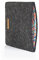 SmukBird - Hülle für Amazon Kindle Paperwhite 6 Zoll, 10. Generation 2018 | aus echtem Filz + Baumwolle | anthrazit | Design: Colorful