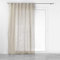Douceur d'Intérieur, Haltona Vorhang mit verdeckten Schlaufen (140 x 240 cm) Haselnuss, Leinenoptik, gewebt, Haselnussbraun