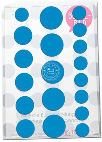 Bügelbild 20 Konfetti Punkte Farbwahl FLEXFOLIE Kreise zum Übereinanderbügeln Aufbügler Applikationen Bügelsticker für Stoffe Textilien Kinder zum Aufbügeln Flicken