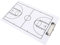 Kisangel Basketball-Board Basketball- -Board Basketball-Trainingsboard Wettbewerbs-Taktikboard Magnetisches Whiteboard Fußball Magnetisches -Board Nützliches Board
