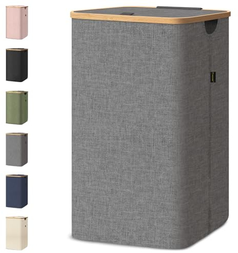 BALEINE 100L Laundry Hamper with Lid, Large Laundry Basket Bin
