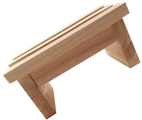 Homoyoyo Niedriger Hocker Aus Holz Blumentopfregal Fußstütze Aus Holz Hocker Fürs Töpfchentraining Töpfchen-trainingshocker Blumenständer Aus Tritthocker Kind Pflanzer Topfpflanze Hölzern