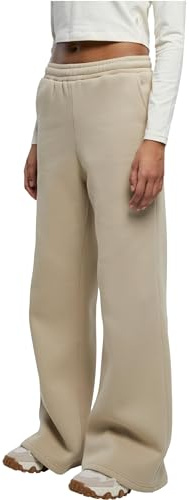 Urban Classics Damen Jogginghose Ladies Organic Ultra Wide Sweat Pants wetsand XL