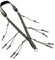 PEUTIER Duck Call Lanyard, Entenruf Schlüsselband mit 10 Verstellbaren Ringen Ruf-Lanyard Entenband Entenjagd-Zubehör für Jäger Geschenk Landschaft