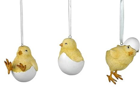 formano Hänger Küken 8cm zum Anhängen handbemalt Dekoration zu Ostern- 1 Stück von 3 Lieferumfang