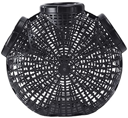 Aalkorb Schwarz – Faltbarer Aal KäFig FüR Fische, Krabben, Hummer Und Garnelen – Praktische Fischreuse Aus Kunststoff FüR Süß- Und Salzwasser