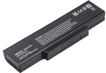Oyomba A32-K72 A32-N71 Batterie pour Asus K72 K72F K72J K73S K73SV K73E N71 N71J N73S N73SV X73S X77 A72 A73S K72D K72DR K72DY K72JK K72JR. K72JV Pro7AJ Pro78V 10,8 V/4400 MH