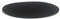 Untersetzer aus Filz, 3 mm dick, rund, D 35 bis D 50 cm, 20 Farben, Tisch Sideboard Regal Kommode Blumenvase Topf Teller Schüssel Pfanne (140 schwarz, D 40 cm)