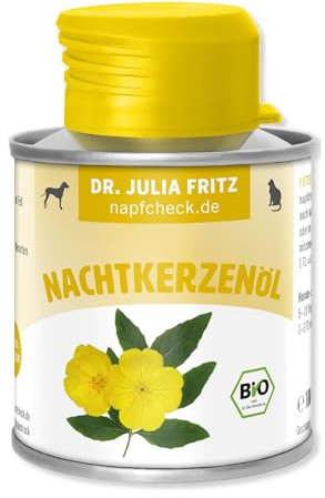 napfcheck Nachtkerzenöl kaltgepresst – für Hunde und Katzen - 100 ml
