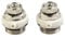 Lot de 2 valves d'aération automatiques pour radiateurs, 12 purgeurs automatiques, quantité multiple