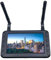 Carerina FPV-DVR-Monitor, 4,3-Dual-5,8-G-Empfänger, LCD-Bildschirm 800 X 480 für Ferngesteuerte FPV-Drohne