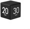 Simple For Cube Timer to Improve Time Awareness Tool for Cooking and Focused Activities (black)