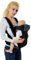 IULONEE Multifunktionale Tragetuch Baby Babytrage Neugeborene Ab Geburt Baby Bauchtrage Rückentrage Ergonomische Praktische Babytrage Verstellbare Tragetasche Baby Für Babys Von 3-36 Monaten (Schwarz)