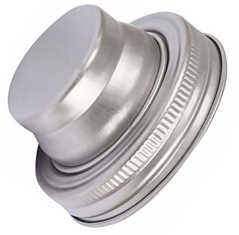 GRADENEVE Langlebiger 304 Edelstahl Jar Shaker Deckel Für Cocktails Ideal Als Pfefferstreuer Oder Für Gewürze Silberfarben Perfekt Für Bar Und Küche