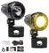 CO LIGHT 2PCS Runde 70W Motorrad Nebelscheinwerfer 21000LM Motorrad LED Zusatzscheinwerfer 7 Beleuchtungsmodi mit Zusatz-Bernstein Weiß Kabelbaum-Kit Plug and Play und Montagehalterungen
