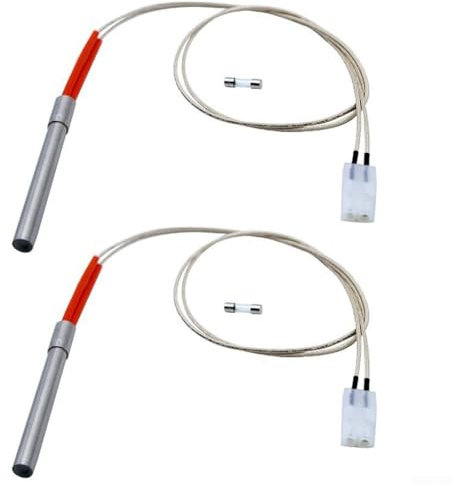 HpLive 200W Ersatz Grillanzünder Set mit 2 Sicherungen für PitBoss für Holzpelletgrill Pelletofen Zubehör Ersatzteil