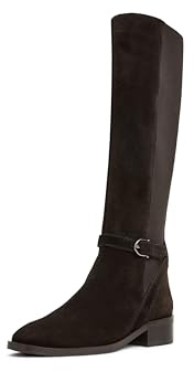 Aquatalia Women's Claudette Fashion Boot, Espresso Suede, 7 UK