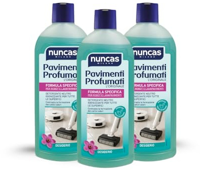Nuncas Pavimenti Profumati Detergente Robot - Desiderio - Pack 3 x 500 ml
