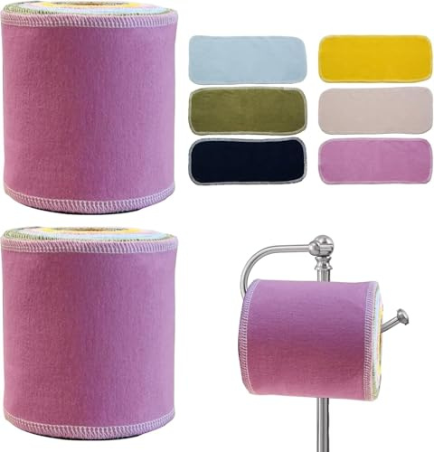 Reusable Toilet Paper, Washable Roll - 60 Pieces Absorbent Bidet Wipes, Refillable, Paperless Towels for RV Motorhome, No Waste Toilet Paper Towels