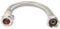Plumb-Pak PF97-2AMZ Compression Flexible Tap Connector 15mm x 1/2inch with an Isolator Valve - Pack of 2