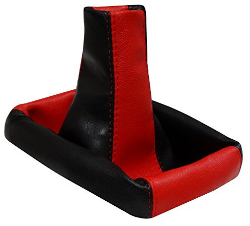 AERZETIX - 16DG0039 Schaltmanschette Kunstleder Rot/Schwarz