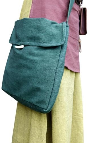 Burgschneider - Tasche Ehwaz - Grün (Standard, für Damen & Herren, Baumwolle) Historisch - Medieval