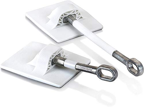Computer Security Products Cerradura Puerta de Frigorífico Sin Candado – Cerrojo Puerta sin Agujeros, Blanco