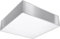 SOLLUX lighting Horus 35 Quadratische Deckenleuchte, minimalistisches & modernes Design, austauschbares E27 (LED) Leuchtmittel, 1 x 60 W, einfache Reinigung, aus PVC, 35 x 35 x 11 cm, weiß