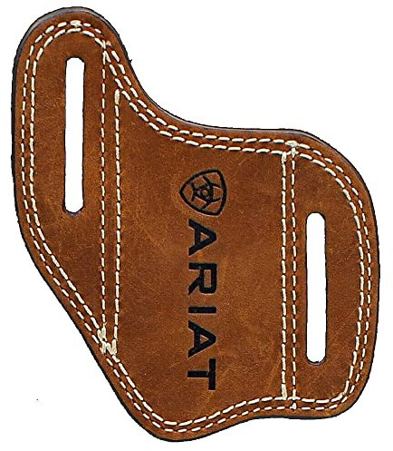 Ariat Leather Knife Sheath Sleeve, Brown, One Size, Modern