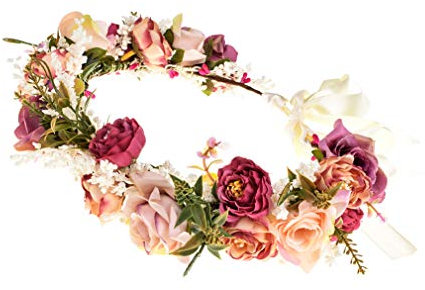 Blumenkranz haare für Damen Haarband Blumen Mädchen Blumenkrone