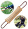 BOW CALICO Beisswurst für Hunde, Jute Beisswurst, Sehr Robustes Hundespielzeug, zum Hunde Training, Tauziehen und Zerrspiele mit Hund, 30 cm, mit Zwei Schlaufen