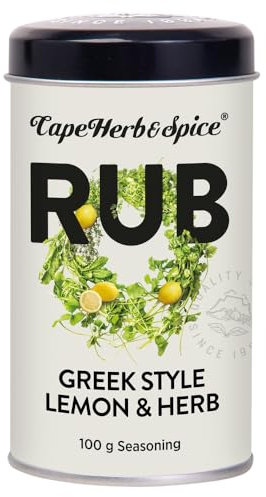 Cape Herb & Spice - Rub Greek Lemon & Oregano 100g