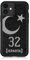 aina Kompatibel mit iPhone 12 Pro Hülle Leder Case Schwarz Türkei Flagge 32 Isparta Lederhülle Cover Türkiye Handyhülle