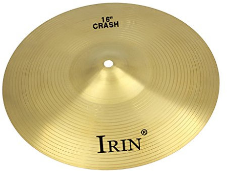 Platillos Hi Hat Crash de Latón de 16 Pulgadas para de Instrumentos de Percusión de Tambor