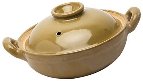 Zerodeko Casserole Argile Traditionnelle Ustensile De Cuisine Pratique Pot De Cuisson Terre Cuite Pour Cuisine Maison Et Plats Savoureux
