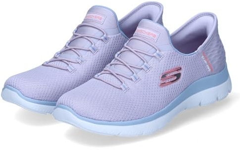 Skechers Mädchen Sport Dynamight Durchbruch-Sneaker, violett, 38.5 EU