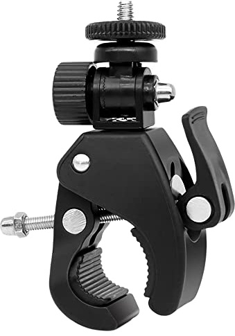 Wlauqueta Screw Tripod Clamp Bracket Sport Camera Bracket Clip Bracket